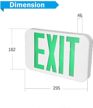 Load image into Gallery viewer, Green Led Exit Sign