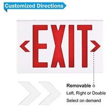 Load image into Gallery viewer, Red LED EXIT SIGN