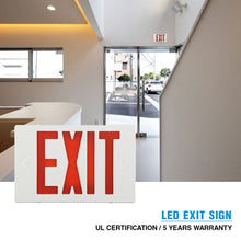 Load image into Gallery viewer, Red LED EXIT SIGN