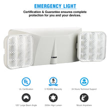 Load image into Gallery viewer, DUAL HEAD EMERGENCY LIGHT JLEU3
