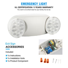 Load image into Gallery viewer, DUAL HEAD EMERGENCY LIGHT JLEU5