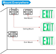 Load image into Gallery viewer, Green Led Exit Sign
